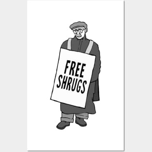 Free Shrugs Posters and Art